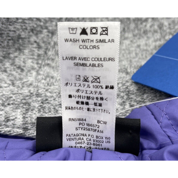 Patagonia Better Sweater Insulated Hoody Womens Medium Gray Style 25870 Slim Fit - Picture 4 of 9